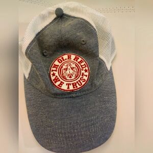 NWT Blake Shelton's Bar In Ole Red We Trust Gray and White Cap